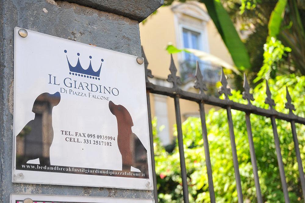 Il Giardino Falcone Katania Zewnętrze zdjęcie